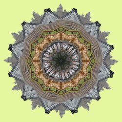 high performance concrete star - 68x68cm (nr 2014021a)