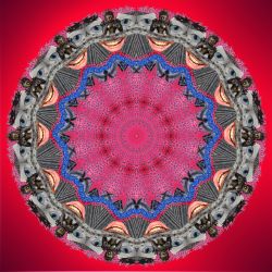 laughing star - 60x60cm (mandala 8a1)