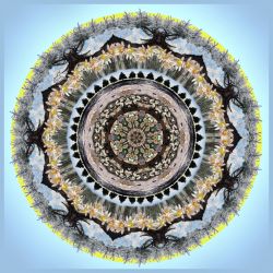 cooling down - 66x66cm (mandala 11e)