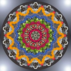 you'r always sheltered - 60x60cm (mandala 8g1)