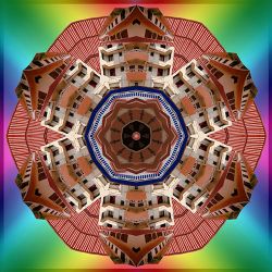 balconyblues - 60x60cm (mandala 26e)