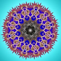 gloriouse starlight - 60x60 cm (mandala 3b)