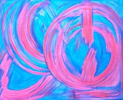 stop talking and fly- 136 x 109cm (floro nr 19)