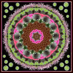 ganesh spreading joy - 60x60 (mandala 29k)