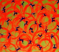 mr & mrs pee - 122 x 104cm (floro nr 12)