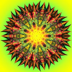 blur of colors - 60x60cm (mandala 20b)