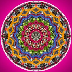 protecting eyes - 60x60cm (mandala 8e)